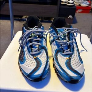 Women’s Blue and White Athletic Shoes